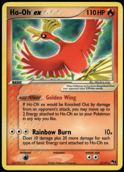 Ho-Oh ex 17/17 Pop Series 3 Non-Holo 2006 LP+ Pokemon Card - Image 1