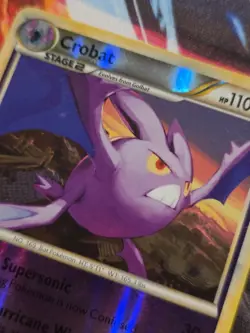 Crobat 14/95 HGSS Unleashed Reverse Holo Rare Pokemon Card - Image 2