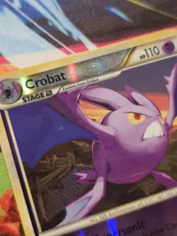 Crobat 14/95 HGSS Unleashed Reverse Holo Rare Pokemon Card - Image 4