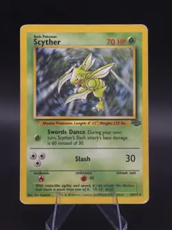 Scyther 26/64 - Jungle Rare - Vintage Pokemon Card TCG - Image 1