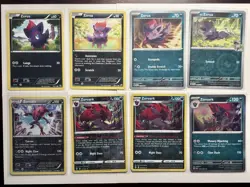 Zorua & Zoroark Pokemon Card Lot - X8 Unique Cards - A128 - Image 1