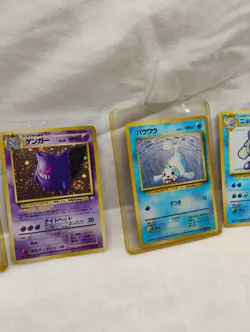 Pokemon Cards LOT Japanese Vintage 1996 Nintendo Pocket Monsters - Image 4