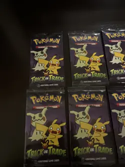 7Packs Pokemon TCG Trick or Trade Booster Packs 2023 Halloween Card Lot Bundle - Image 2