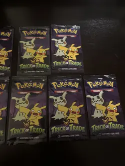 7Packs Pokemon TCG Trick or Trade Booster Packs 2023 Halloween Card Lot Bundle - Image 3