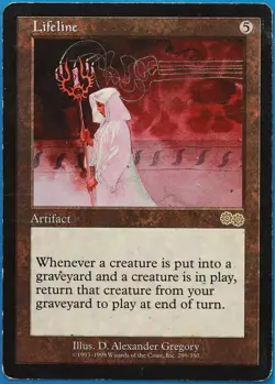 Lifeline Urza's Saga HEAVILY PLD (Reserved List MTG Magic Card) 509194 ABUGames - Image 1