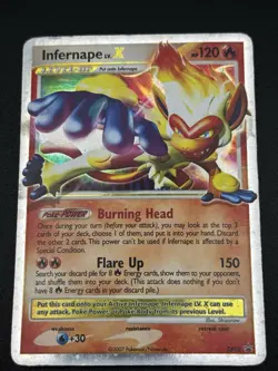 Infernape LV.X DP10 Black Star Promo 2007 Holo Rare Pokemon Card MP - Image 3