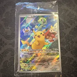 Pikachu 027 Sv: Scarlet & Violet Promo Cards Holo (SEALED) - Image 1