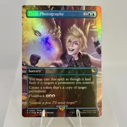 Flash Photography (Borderless) Commander: Final Fantasy Foil NM - Image 1