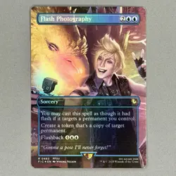 Flash Photography (Borderless) Commander: Final Fantasy Foil NM - Image 2