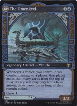 Cosima, God of the Voyage (Showcase) Kaldheim Foil Rare #303 NM MTG - Image 2