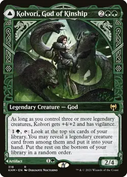 Kolvori, God of Kinship Showcase Foil - Kaldheim MTG-NM - Image 1