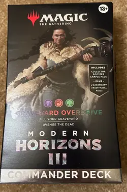MAGIC THE GATHERING Modern Horizons 3 Commander Deck Graveyard Overdrive MH3 - Image 1