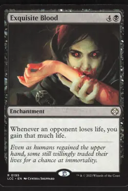 Exquisite Blood 195 - NM - The Lost Caverns of Ixalan Commander - MTG - Image 1