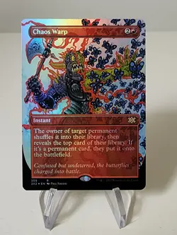 MTG Double Masters 2022 - 2X2 359 - Chaos Warp [Borderless Foil NM] - Image 1