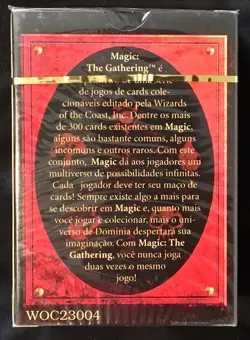 NEW Sealed FBB Black Border Portuguese 4th Starter Deck Magic The Gathering MTG - Image 2