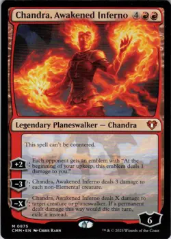 MTG Chandra, Awakened Inferno (875) | NM | Commander Masters {CMM} - Image 1
