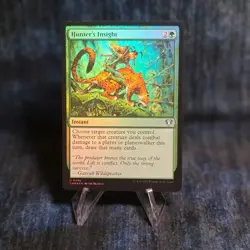 Hunter's Insight Foil Commander Masters Magic the Gathering NM - Image 1