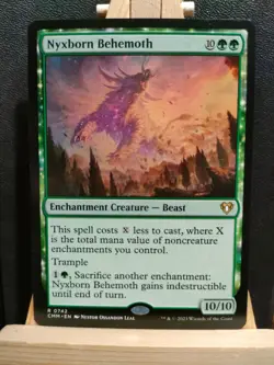 Nyxborn Behemoth - Commander Masters - Rare - NM (see pics) MTG - Image 1