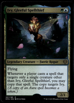 MTG Artist Proof -Link Zelda - Ivy, Gleeful Spellthief Dominaria United SET - Image 2