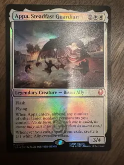Appa, Steadfast Guardian : MTG *FOIL* Avatar: The Last Airbender #0010 / NM - Image 1
