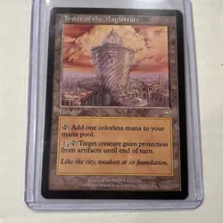 Magic the Gathering MTG Tower of the Magistrate Mercadian Masques Lightly played - Image 1
