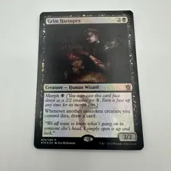Grim Haruspex NM Khans of Tarkir Foil MTG Magic the Gathering - Image 1