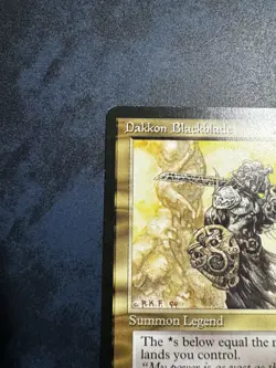 MTG Dakkon Blackblade Legends Rare EX - Image 3