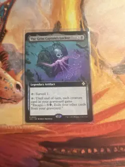 MTG - 1x The Grim Captain's Locker - Lost Caverns of Ixalan - NM - Extended Art - Image 1