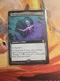 MTG - 1x The Grim Captain's Locker - Lost Caverns of Ixalan - NM - Extended Art - Image 3