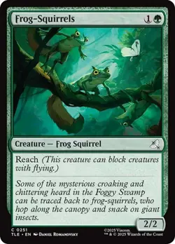 2x Frog-Squirrels - Foil TLE NM MTG - Image 1