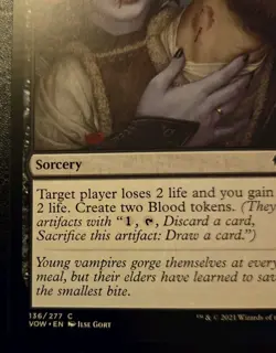 Vampire's Kiss 136/277 Common Innistrad: Crimson Vow Magic: The Gathering - Image 4