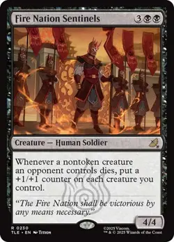 Fire Nation Sentinels - Foil TLE NM MTG - Image 1