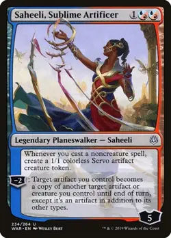 Saheeli, Sublime Artificer - Foil War of the Spark LP MTG - Image 1