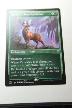 MTG Kenrith's Transformation x1- -Throne of Eldraine-Lightly Played - Image 1