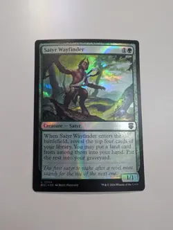 MTG - Satyr Wayfinder (Ripple Foil)- Commander: Modern Horizons 3 NM/M Condition - Image 1