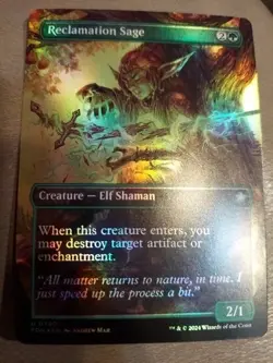 Reclamation Sage (Borderless) Foundations Foil NM/EX - Image 1