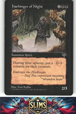 Harbinger of Night - Mirage - Rare - Near Mint or Better - MTG - # - Image 1