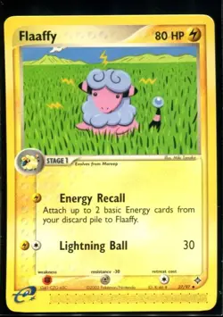 Flaaffy Uncommon- ex Dragon 27/97 2003 NM Pokemon - Image 1