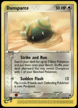 Dunsparce - ex Sandstorm Common 60/100 2003 LP Pokemon - Image 1