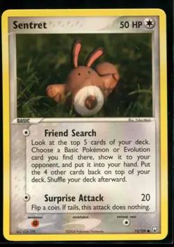 Sentret - ex Team Rocket Returns 75/109 2004 NM Pokemon - Image 1