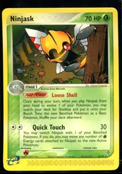Ninjask Rare - ex Dragon 18/97 2003 NM Pokemon - Image 1