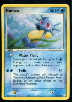 Horsea - ex Team Rocket Returns 58/109 2004 NM Pokemon - Image 1