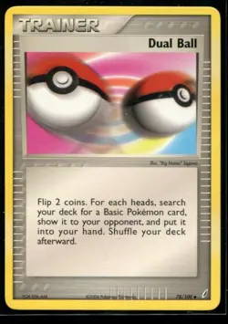 Dual Ball - ex Crystal Guardians 78/100 2006 NM Pokemon - Image 1