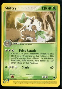 Shiftry - ex Sandstorm Rare 22/100 2003 NM Pokemon - Image 1