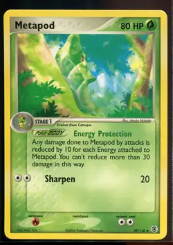 Metapod - ex FireRed & LeafGreen 39/112 2004 NM Pokemon - Image 1
