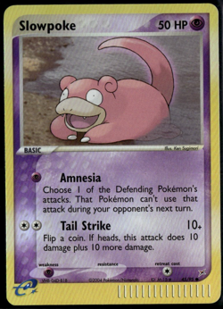 Slowpoke Reverse Holo 45/95 ex Team Aqua vs Team Magma NM Pokemon - Image 1