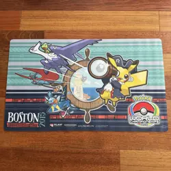 Pokemon Playmat Boston 2015 World Championships USED - Image 1