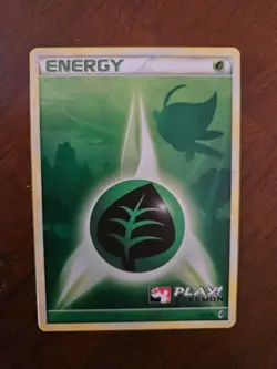 2011 Pokemon Call Of Legends Play! Promo Grass Energy. Celebi #88/95 Great Cond. - Image 1