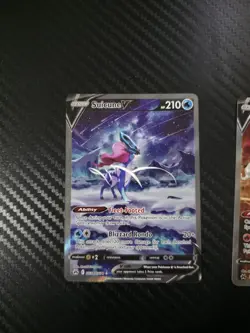 Pokemon TCG Crown Zenith Suicune v GG38, Raikou v GG41, Entei v GG36 NM - Image 2