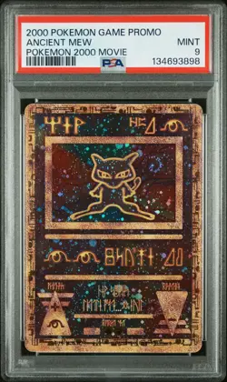 2000 POKEMON GAME MOVIE POKEMON 2000 MOVIE ANCIENT MEW PSA 9 - Image 1